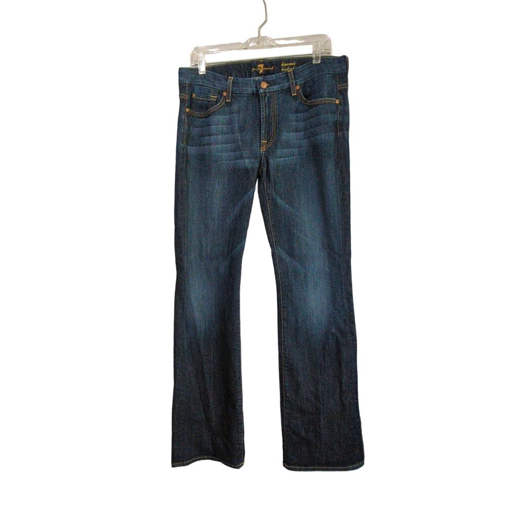 7 For All Mankind Jeans Womens 31 Blue Kimmie Bootcut